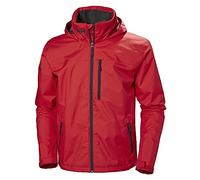 Helly Hansen Hombres Chaqueta con capucha Crew, Rojo, M