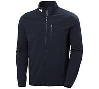 Helly Hansen Hombres Chaqueta Crew Softshell 2.0, Azul Marino, M