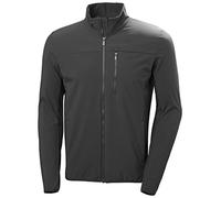 Helly Hansen Hombres Chaqueta Crew Softshell 2.0, Ébano, S