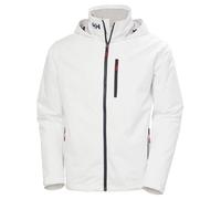 Helly Hansen Hombres Chaqueta de capa media con capucha Crew 2, Blanco, XL