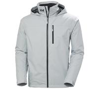 Helly Hansen Hombres Chaqueta de capa media con capucha Crew 2, Gris Niebla, XL