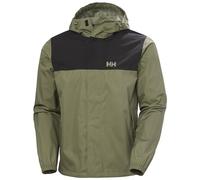 Helly Hansen Hombres Chaqueta impermeable Vancouver, Verde, L
