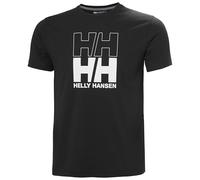 Helly Hansen Hombres Core Graphic T 2.0, Negro, L