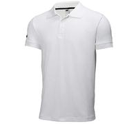 Helly Hansen Hombre Polo Crewline, XS, Blanco