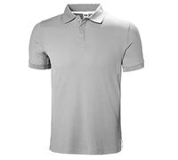 Helly Hansen Hombres Crewline Polo, Gris Niebla, M