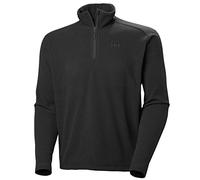 Helly Hansen Hombres Daybreaker 1/2 Cremallera Fleece, Negro 2.0, S