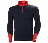 Helly Hansen Hombres Lifa Merino Midweight 1/2 Zip, Azul Marino, XL