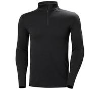Helly Hansen Hombres Lifa Merino Midweight 1/2 Zip, Negro, S