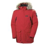 Helly Hansen Hombres Parka pura, Rojo, L