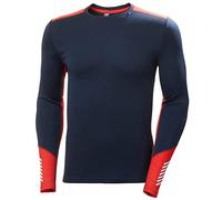 Helly Hansen Hombres Tripulación de peso mediano de Lifa Merino, Azul Marino, XL