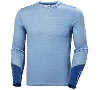Helly Hansen Hombres Tripulación de peso mediano de Lifa Merino, Azul Niebla, XL