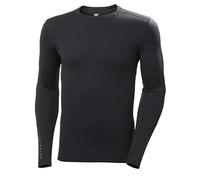 Helly Hansen Hombres Tripulación de peso mediano de Lifa Merino, Negro, XL