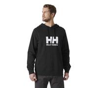 Helly-Hansen Hoodie Sudadera con Capucha HH Logo 2.0, 990 Negro, X-Large para Hombre