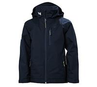 Helly Hansen Jr Crew Midlayer Chaqueta, Unisex niños, Azul Marino (Navy), 8 Años