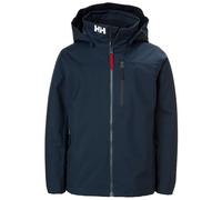 Helly Hansen Jr Crew Midlayer Jacket 2.0 Chaqueta Impermeable, Azul Marino, 10 años Unisex niños