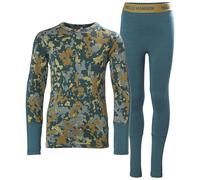 Helly Hansen JR Graphic Lifa Merino Set Dark Creek Splash Camo 152/12 Ropa interior térmica