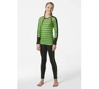 Helly Hansen Jr Graphic Lifa Merino Set, Pantalones De Senderismo Unisex Niños, Verde (Green), 16
