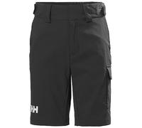 Helly Hansen Jr HH QD Pantalones Cortos Cargo, Unisex niños, 980 Ebony, 12 Years