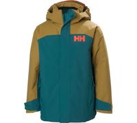 HELLY HANSEN Jr Level Jkt - Niño - Verde / Marrón - talla 14 años- modelo 2025