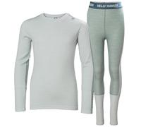 Helly Hansen Jr LIFA Merino Midweight Set Capa de Base Inferior, 462 Green Mist, 8 años Unisex niños