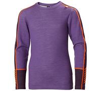 Helly Hansen Jr Lifa Merino Midweight Set, Pantalones De Senderismo Unisex Niños, Violeta (Purple), 16