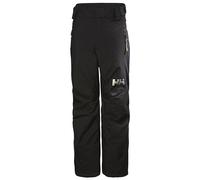 Helly-Hansen Legendary Pant Junior - Pantalones de nieve unisex impermeables aislados para niños, equipo de esquí y exteriores, color negro 991, 14