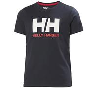 Helly Hansen Junior Unisex Camiseta HH Logo, 8, Azul Marino