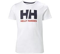 Helly Hansen Júnior Unisex Camiseta Jr HH Logo, Blanco, 8