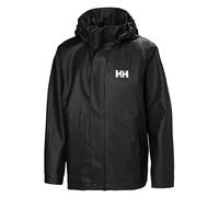 Helly Hansen Júnior Unisex Chaqueta Jr Moss, Negro, 10