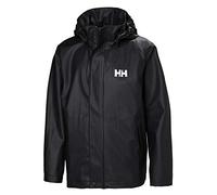 Helly Hansen Júnior Unisex Chaqueta Jr Moss, Negro, 12