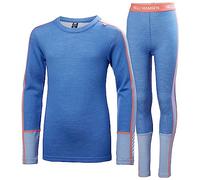 Helly Hansen Júnior Unisex Conjunto de peso mediano Jr Lifa Merino, Azul Ultra, 10