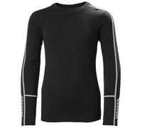 Helly Hansen Jr Lifa Merino Midweight Set, Pantalones De Senderismo Unisex Niños, Negro (Black), 16