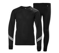 Helly Hansen Júnior Unisex Conjunto Jr HH Lifa, Negro, 16