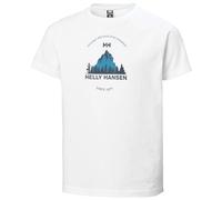 Helly Hansen Junior Unisex Jr HH Graphic Camiseta 2.0, Blanco, 11, Blanco, 11 años