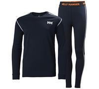 Helly Hansen Júnior Unisex Jr HH Lifa Conjunto Activo, Azul Marino, 16
