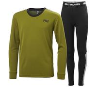 Helly Hansen Júnior Unisex Jr HH Lifa Conjunto Activo, Verde, 10