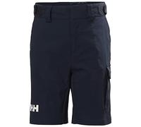 Helly Hansen Junior Unisex Pantalón Corto HH Cargo Secado Rápido, 14, Azul Marino