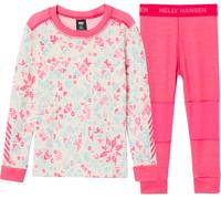 Helly-Hansen - K Graphic Lifa Merino Set Hot Pink Aop de Lana - Talla Infantil 5 años - Rosa Rosa 5 años