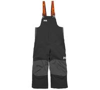 Helly Hansen K Rider 2 Ins Bib Petos, Junior Unisex, Negro, 4