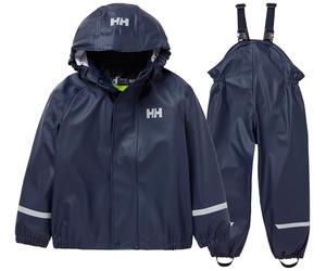 Helly Hansen Kinder Unisex K Bergen 2.0 Pu Rainset, Navy, 122