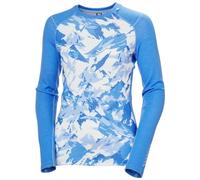 Helly Hansen LIFA® Merino - Capa Base de Manga Larga con Estampado gráfico de Peso Medio para Mujer