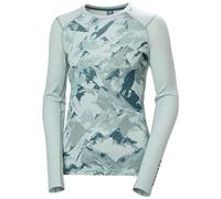 Helly Hansen LIFA® Merino - Capa Base de Manga Larga con Estampado gráfico de Peso Medio para Mujer