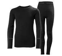 Helly Hansen Lifa Merino Midweight, conjunto, junior, negro 134 Black
