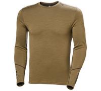 Helly Hansen Lifa Merino Midweight Crew, conjunto, hombre, marrón XL(54) Sepia