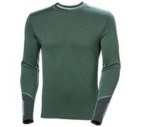 Helly Hansen Lifa Merino Midweight Crew, conjunto, hombre, verde oscuro XL(54) Jungle Green