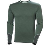 Helly Hansen Lifa Merino Midweight Crew, conjunto, hombre, verde oscuro XL(54) Jungle Green