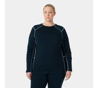Helly Hansen Lifa Merino Midweight Crew Plus, chaqueta polar, mujer, navy 3X Navy