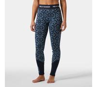 Helly Hansen Lifa Merino Midweight Graphic Base Layer Pants Mujer Azul M