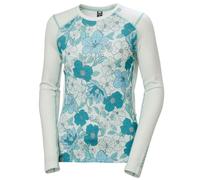 Helly Hansen Lifa Merino Midweight Graphic Crew, conjunto, mujer, verde claro 34(XS) Seafoam Floral AOP