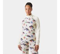Helly Hansen Lifa® Merino Midweight Graphic Half-zip Base Layer Mujer Blanco S